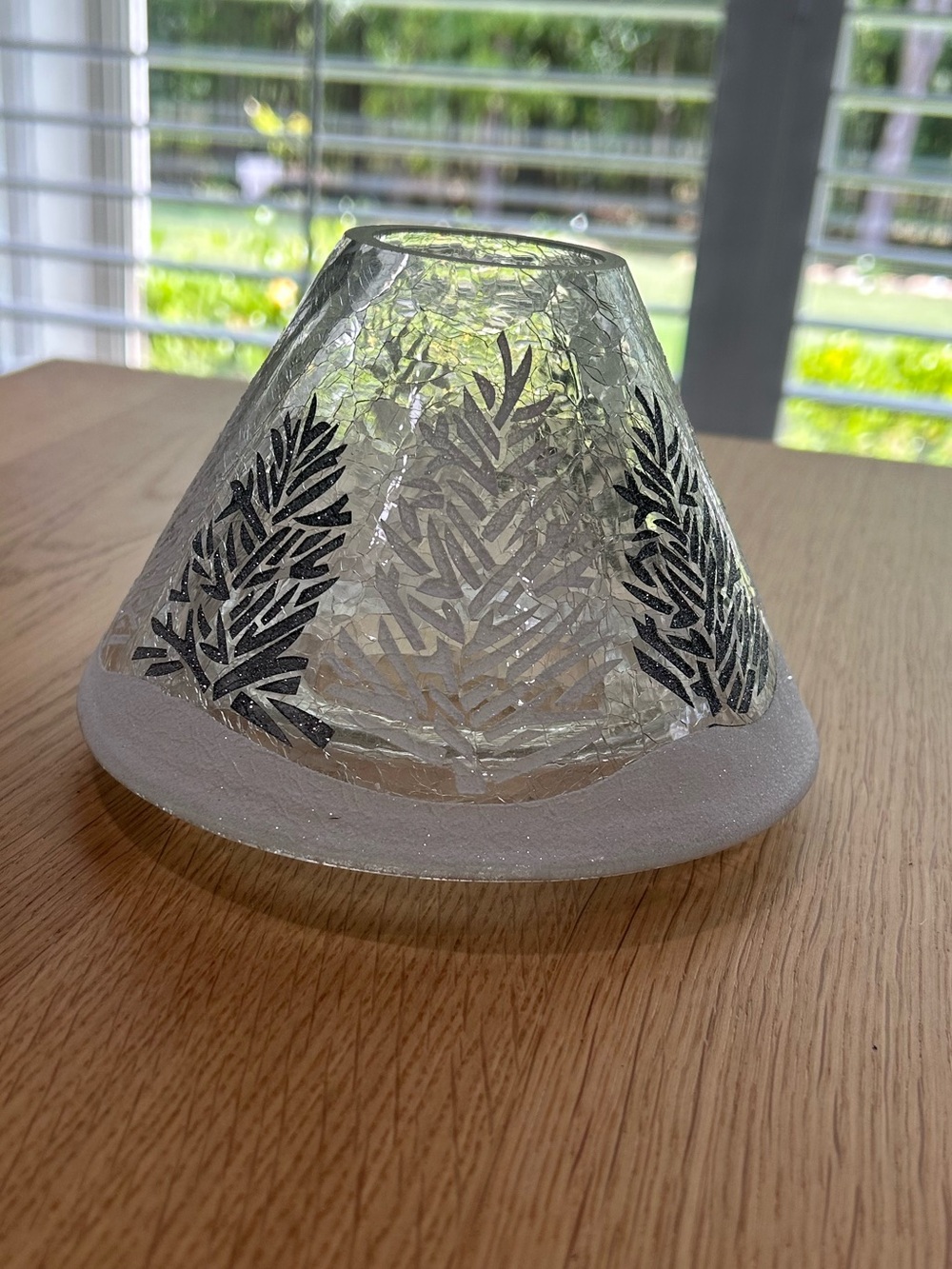 Yankee Candle Glass Topper fits large candle - Picture 2 of 6